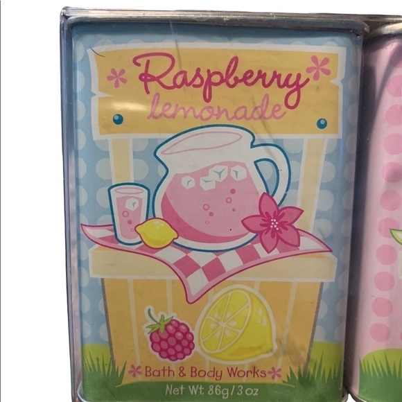 HTF Bath & Body Works Collectible Lemonade Mix Tins – 2004 – New – 3 oz Each - Picture 2 of 5